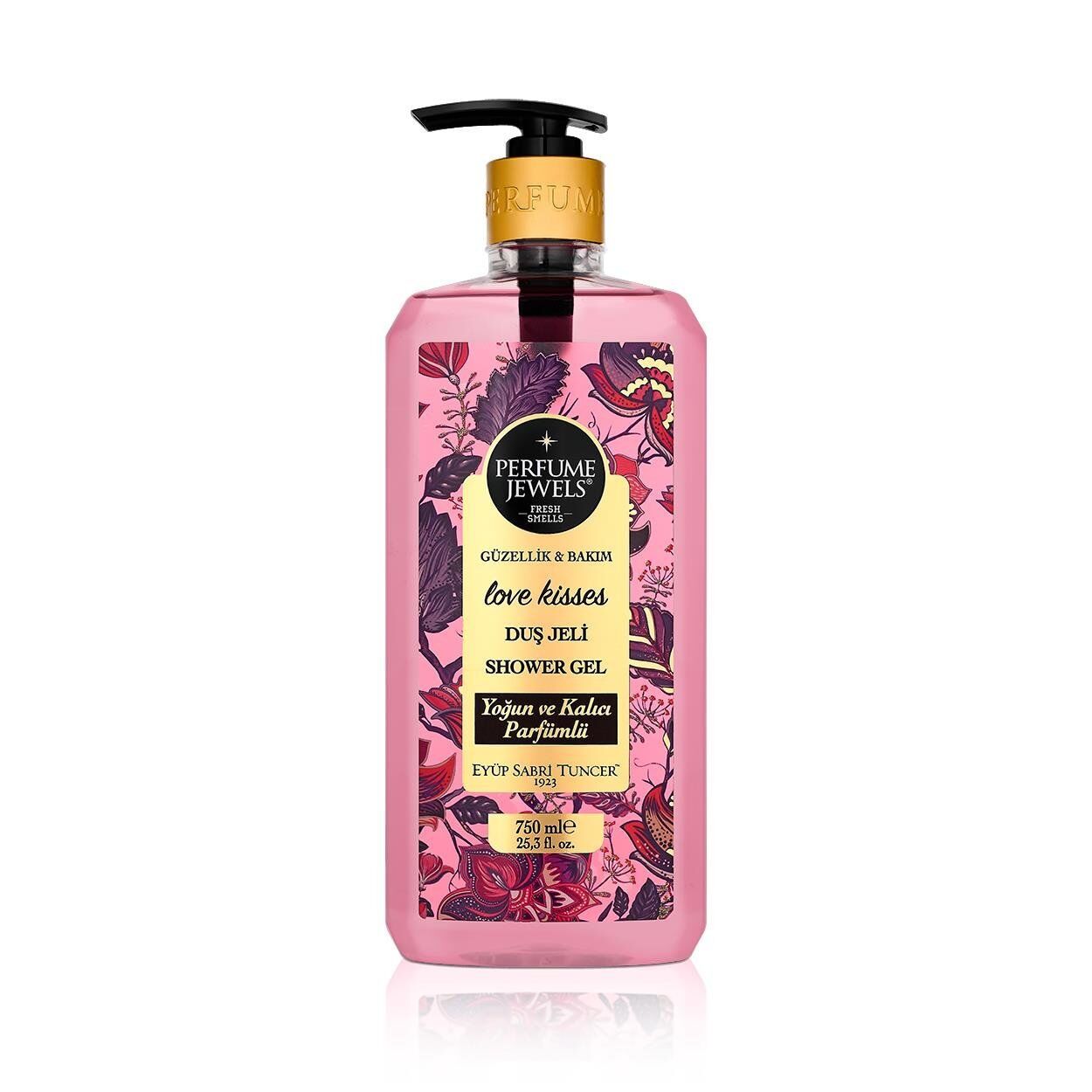 Eyüp Sabri Tuncer Perfume Jewels Love Kisses Duş Jeli 750 Ml Pet Şişe