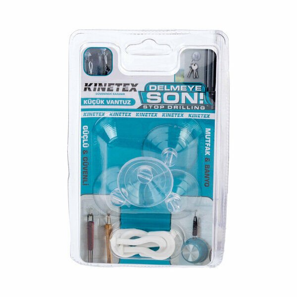 Kinetex Küçük Vantuz Askı 4 Lü