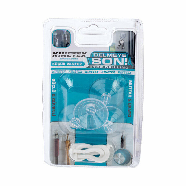 Kinetex Küçük Vantuz Askı 4 Lü