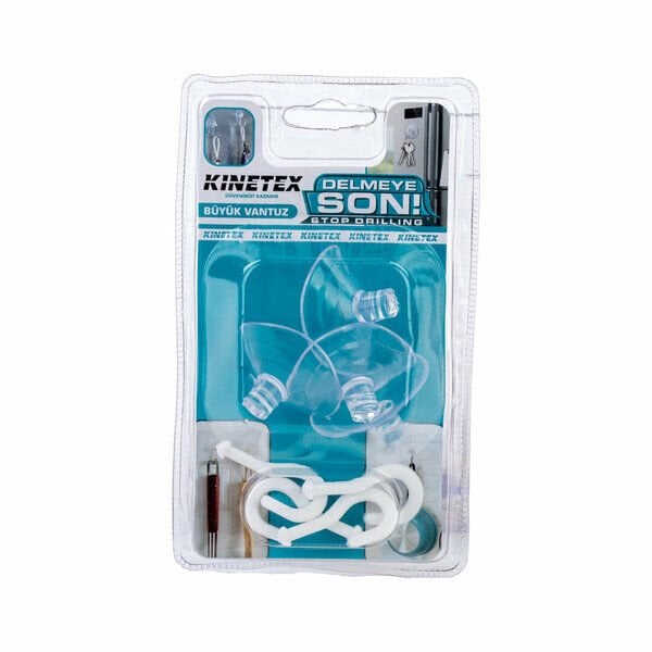 Kinetex Büyük Vantuz Askı 4 Lü