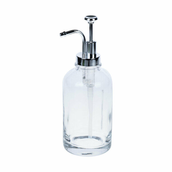 Yakut Sıvı Sabunluk Cam 500 Ml Yuvarlak Şeffaf