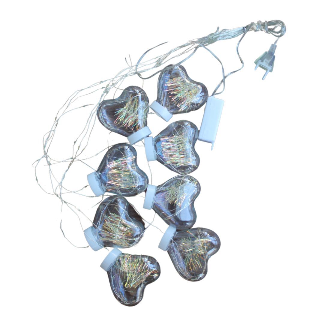 Winlight Dekoratif Aydınlatma Lamba Led Kalpli Kar Tanesi 3 Mt