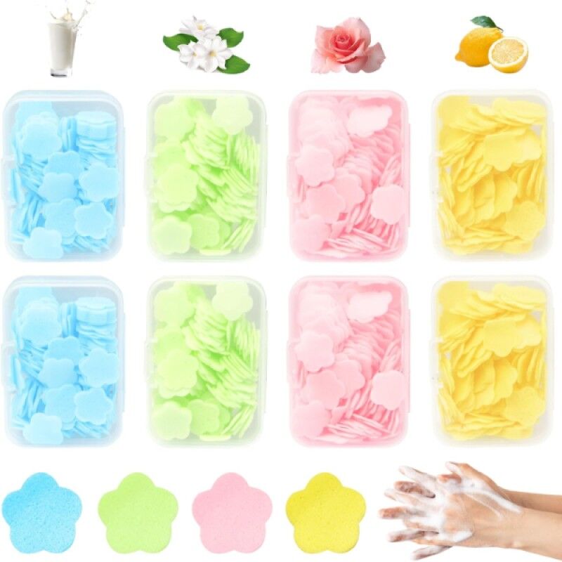 Parfümlü Eriyen Mini Kağıt Sihirli Sabun 3 Adet