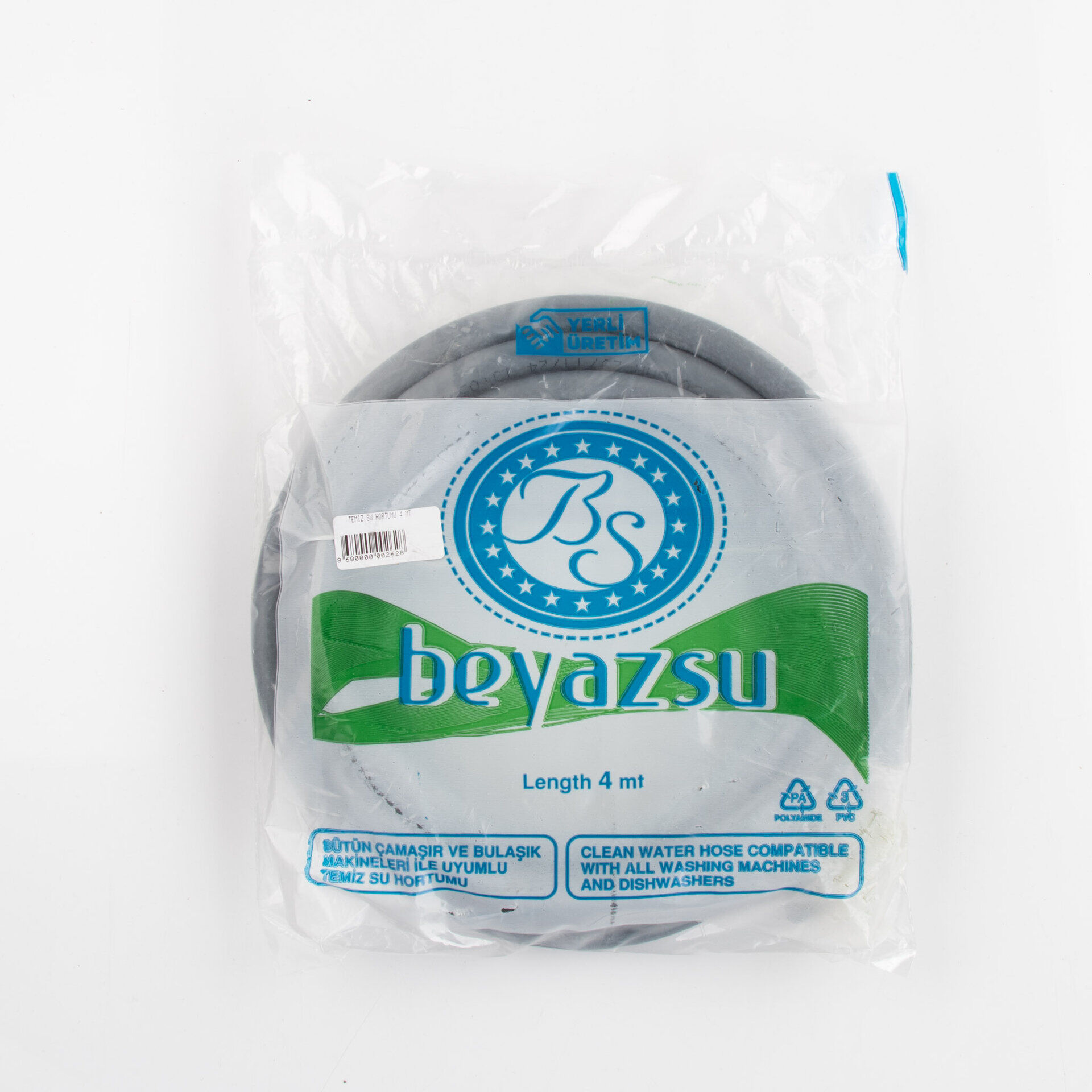 Beyazsu Temiz Su Hortumu 4 Mt Gri