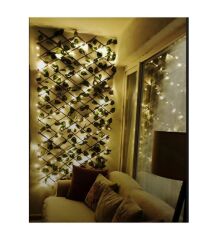 Yapay Sarmaşık Büyük Yapraklı Balkon Çiti 3 M X 120 Cm