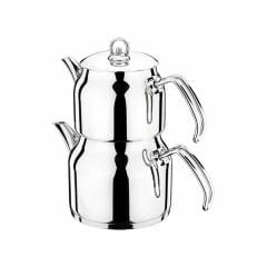 Akdeniz Çaydanlık Takımı İmaj Jumbo Boy Çelik Kulp