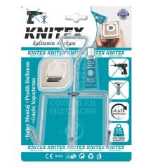 Knitex 3 Lü Askı Gümüş