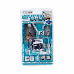 Knitex 3 Lü Askı Gümüş