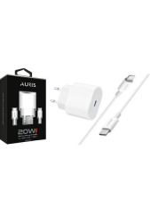 Auris Şarj Aleti Ev USB Lightning Pd 20 W Beyaz