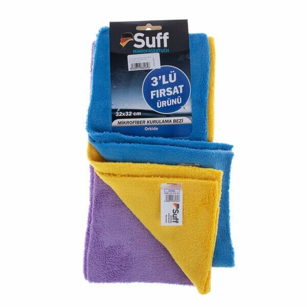 Suff Bez Kurulama Orkide 3 Lü 32X32 Cm 250 Gr Karışık Renkli