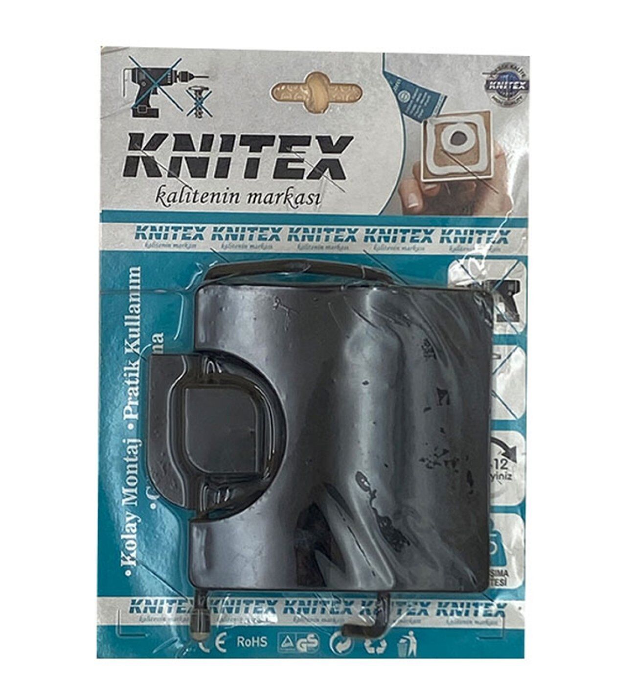 Knitex Metal  Kapaklı Wc Kağıtlık
