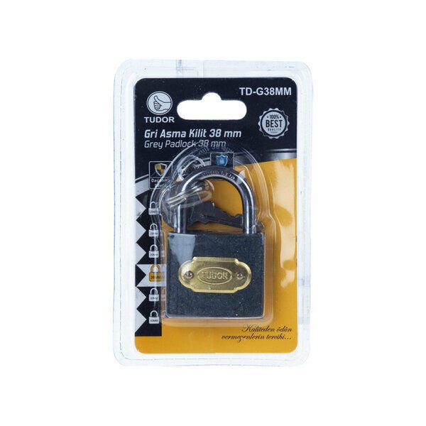 Tudor Asma Kilit  No.38 Mm Blisterli