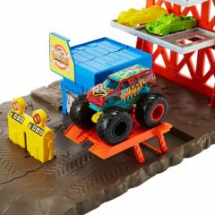 Hot Wheels Monster Trucks Blast Station Playset Hfb12