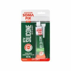 Somafix Rtv Tüp Silikon Sıvı Conta  50 Ml 70 Gr Kırmızı