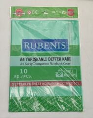 Rubenis Defter Kabı Yapışkanlı A4 Buzlu 10 Lu Yeşil