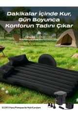 Şişme Yatak Arka  2 Yastıklı