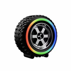 Subzero Speaker Müzik Çalar Teker Led Bluetoothlu Siyah