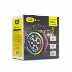 Subzero Speaker Müzik Çalar Teker Led Bluetoothlu Siyah