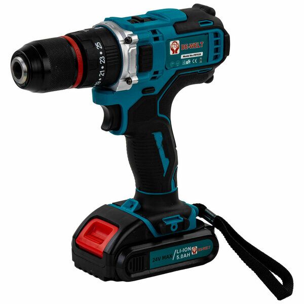 Be Welt Matkap Şarjlı Akülü Darbeli 28 Parça 24 W 13 Mm