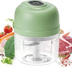 Elektrikli Mini Sarımsak Doğrayıcı 250 Ml Usb Şarj Edilebilir Taşınabilir Kablosuz Gıda Doğrayıcı Rondo Wh-1002