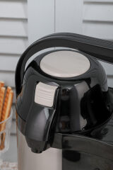 Cooker Termos Çelik 5 Lt Çift Katlı Siyah
