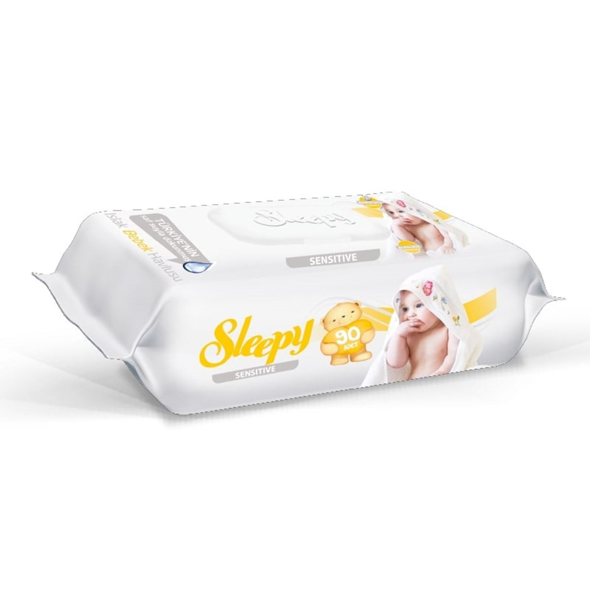 Sleepy Sensitive Islak Bebek Havlu Mendil 90 Lı