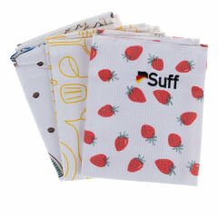 Suff Bez Cam ve Yüzey Mutfak Serisi 3 Lü 60X40 Cm Beyaz
