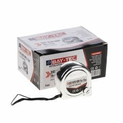 Baytec Metre Şerit Krom 10mtX25mm