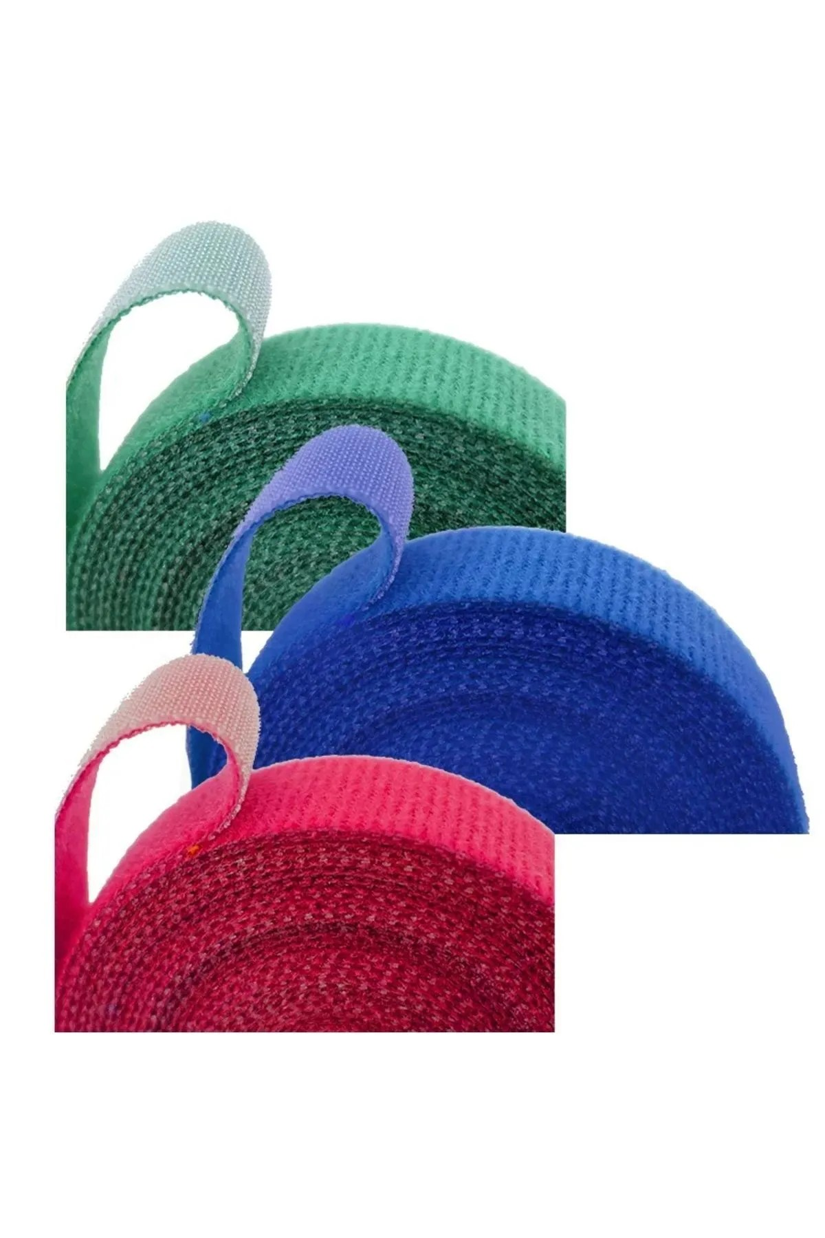 Omilife Kablo Toparlayıcı Cırt Bant 1 Cm 5 M Fenomen Ürün Kırmızı