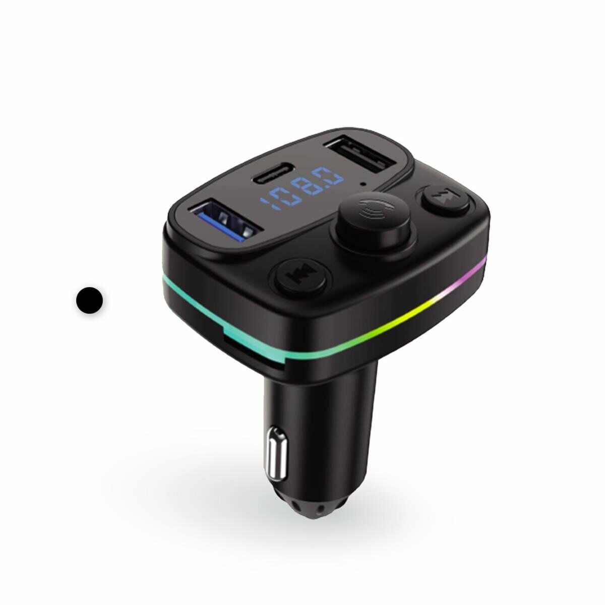 Acl Aft-10 Araç Transmitter Modülatör Bluetooth Mp3 Çalar Ve Şarj Cihazı Siyah