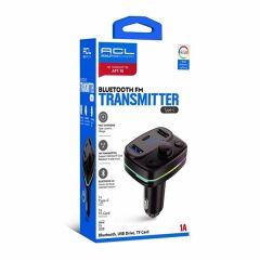Acl Araç Transmıtter Modülatör Bluetooth MP3 Çalar Ve Şarj Cihazı Siyah