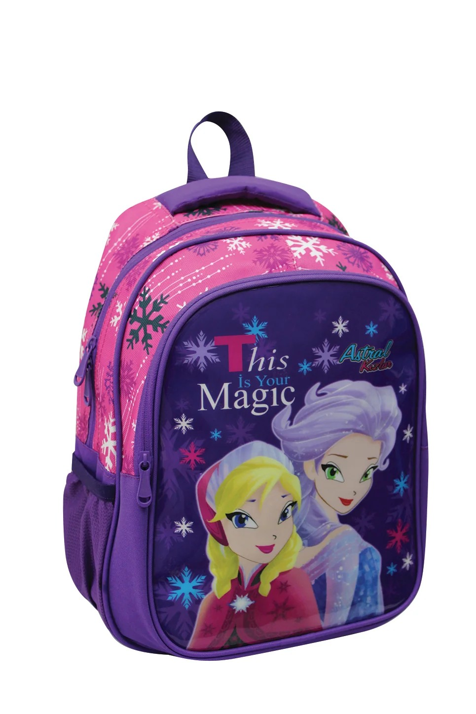 Astral Kids İlkokul Çantası Beslenmeli Cartoon Astral Kızlar