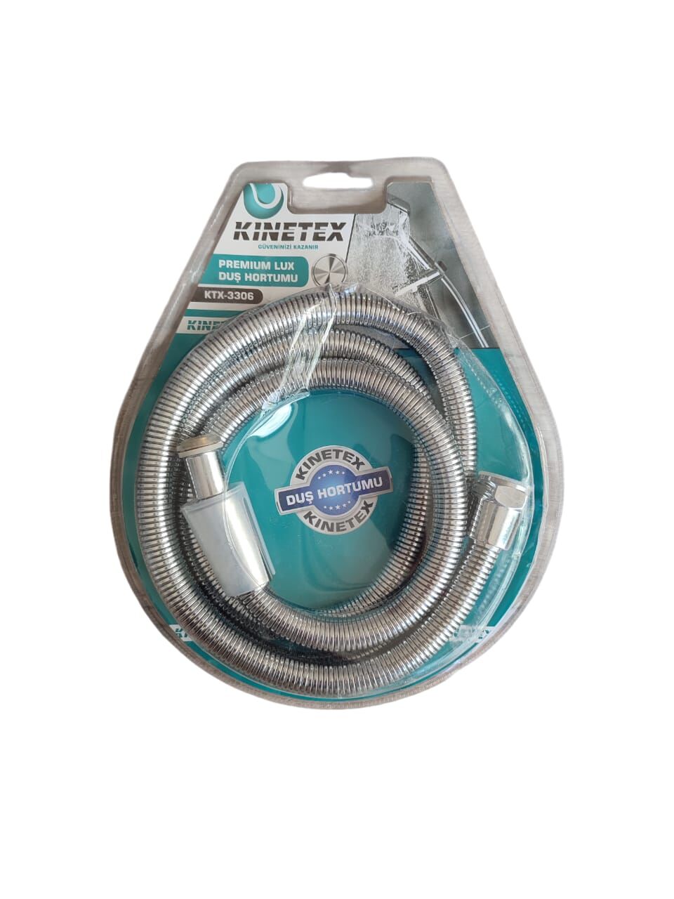 Kinetex Ktx-3306 Premium Duş Hortumu Gümüş
