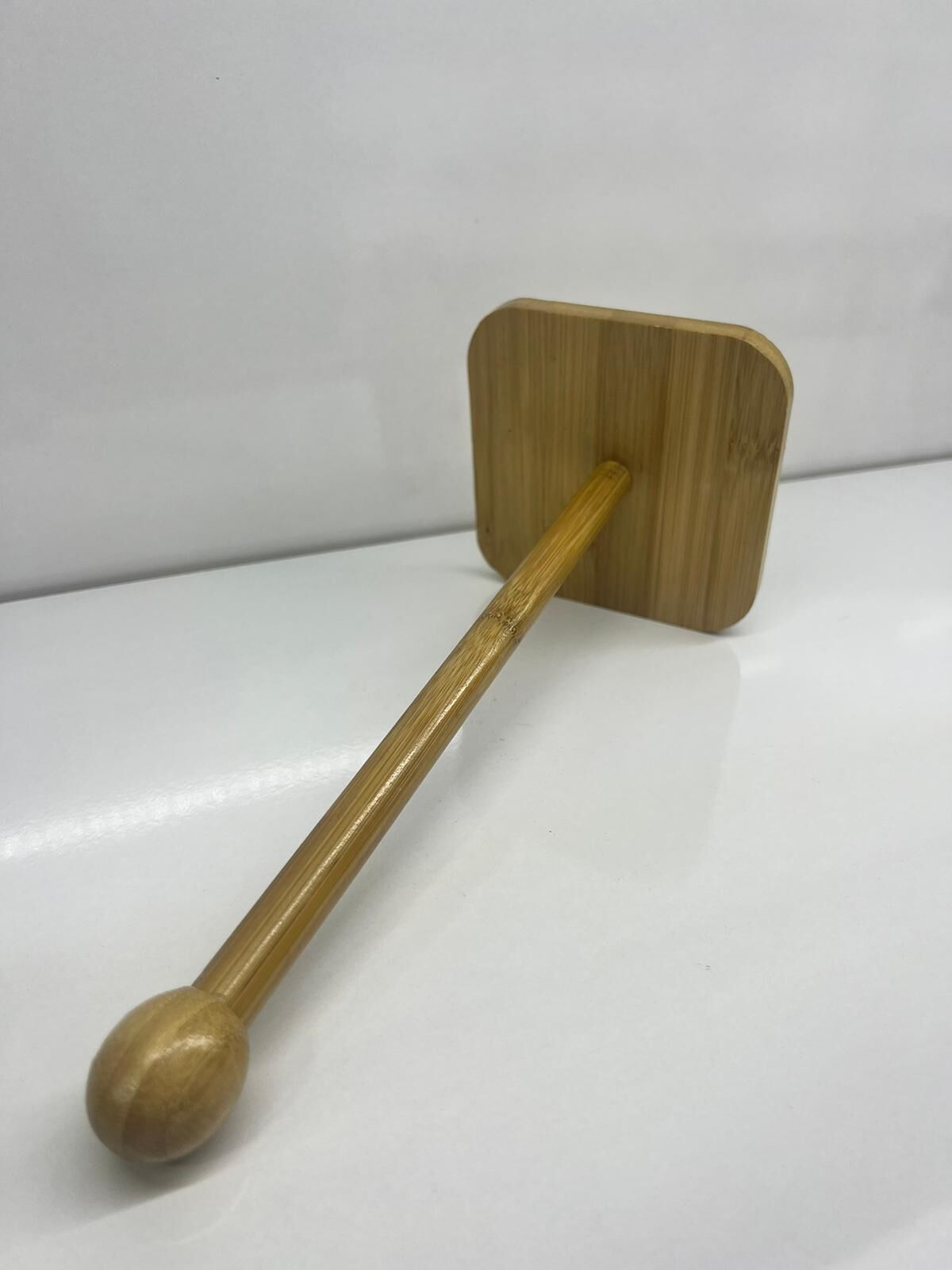 Bambu Rulo Havlu Peçetelik Kare - Ahşap