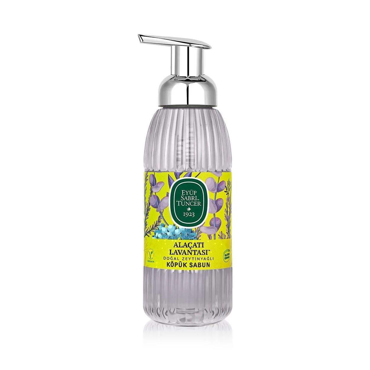 Eyüp Sabri Tuncer Doğal Zeytinyağlı Köpük Sabun Alaçatı Lavantası  500 Ml