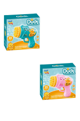 Kayyum Duck Pilli Köpük Atan Tabanca Oyuncağı 23 Delikli Bubble Gun