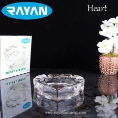 Rayan Küllük Heart Ashtray Cam Küllük