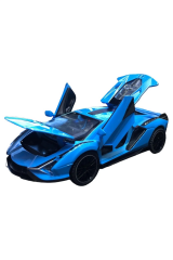 Sh40043 Seher 1:24  Kutulu Çek Bırak Araba Mavi