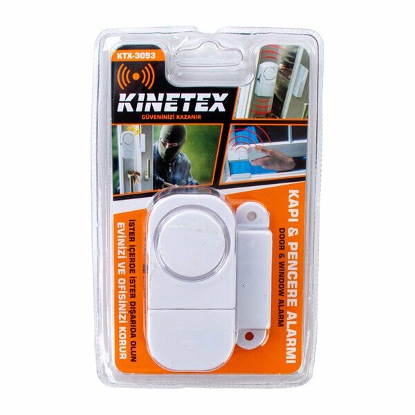 Kinetex Kapı Pencere Alarmı Bilisterli Beyaz