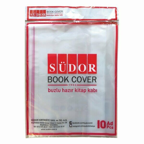 Südor Defter Kabı Buzlu 10 Lu Şeffaf