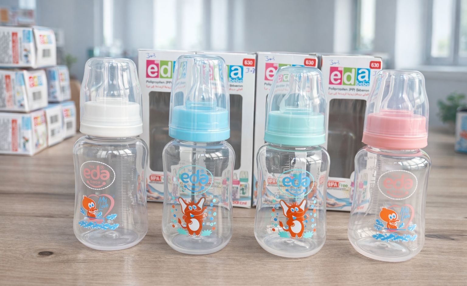 Eda Biberon 150 Ml Pp Beyaz