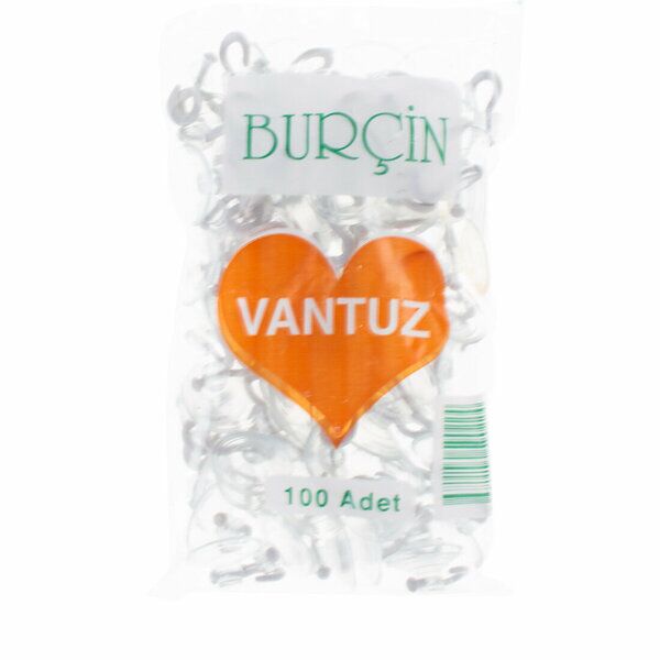 Burçin Vantuz Öpücük Küçük 100 Lü Şeffaf
