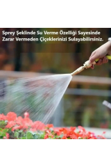 Metal Yüksek Basınç Yağmurlamalı Hortum Musluk Çeşme Ucu 2 Li