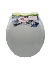 Beyazsu-Poly Lina Softy Puff Lüx Klozet Kapağı