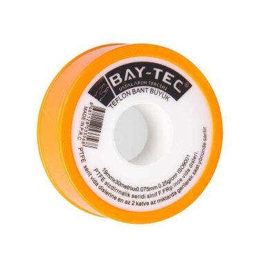 Baytec Teflon Bant 19 Mm X 30 Mt Beyaz