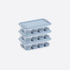 Dünya Buz Kalıbı Silikon Mini Kapaklı 3 Lü