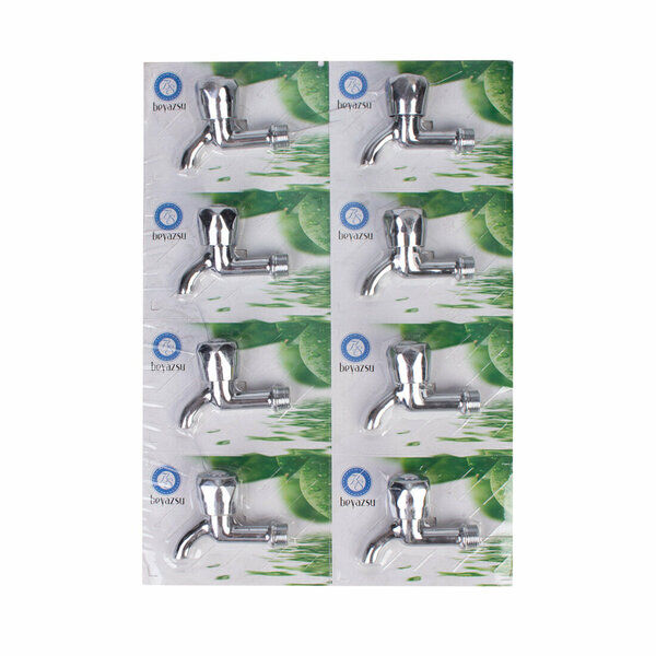 Beyazsu Musluk Kısa Kartelalı Gümüş