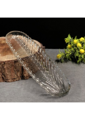 Santa Uzun Kayık Sunum Tabak 40 Cm