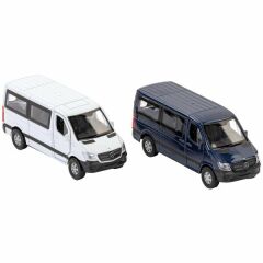 Welly Araba Metal Çek Bırak Mercedes Sprinter Lacivert