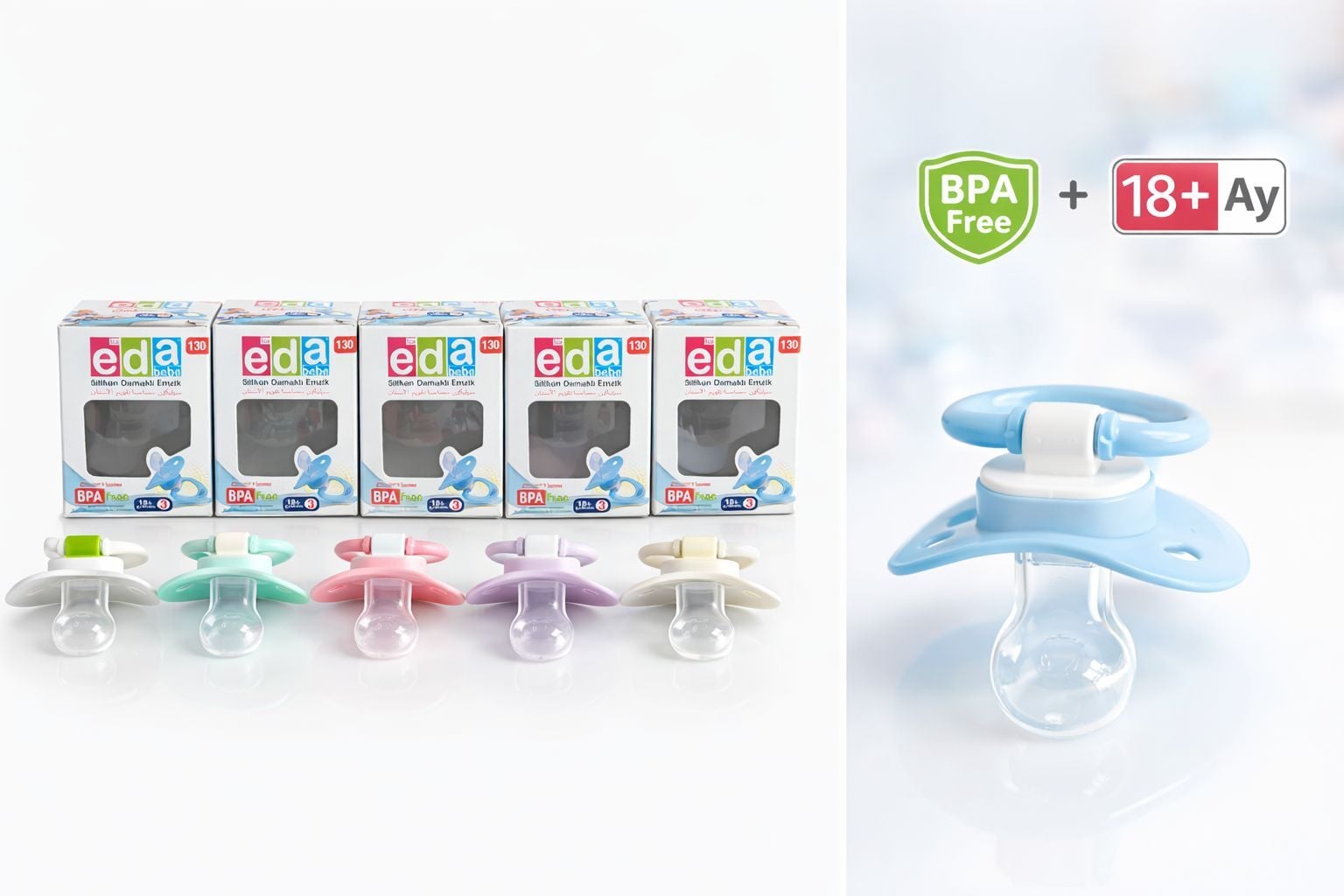 Eda Emzik Silikon Damaklı No.3